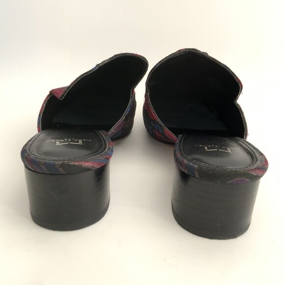 Marc Fisher LTD Lailey2 Jacquard Slip-on Mules Red Floral 8 - Picture 7 of 12
